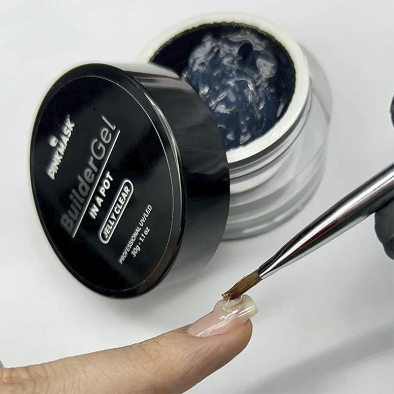 BUILDER GEL IN A POT | JELLY CLEAR | COD518 - Imagen 4
