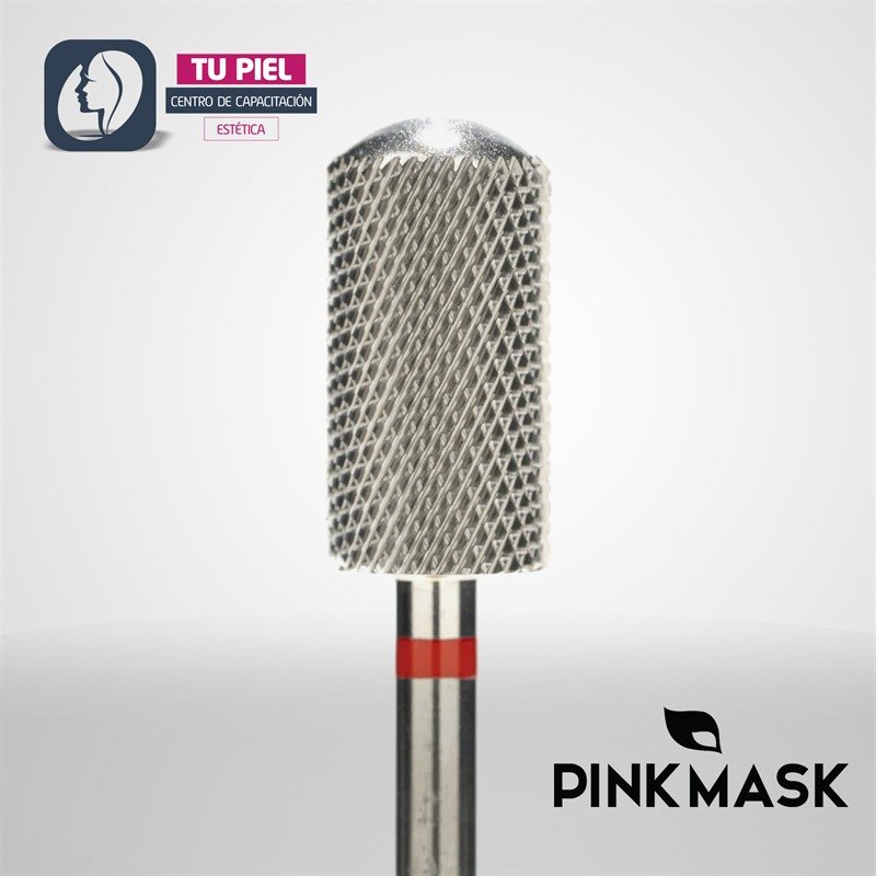 CARBIDE BIT LARGE BARREL SMOOTH TOP 6.6 RED | FRESA CARBURO BARRIL GRANDE PUNTA ROMA 6.6 ROJA | FRESAS105