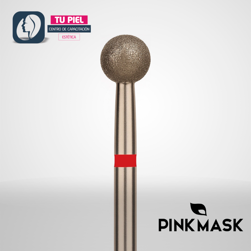 DIAMOND BIT BALL 5.0 RED | FRESA DIAMANTE ESFERICA 5.0 ROJA | FRESAS033 - Imagen 1