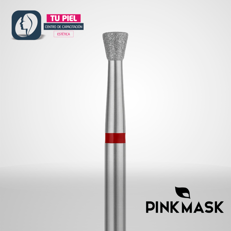 DIAMOND BIT INVERTED CONE RED | FRESA DIAMANTE CONO INVERTIDO ROJA | FRESAS035 - Imagen 1