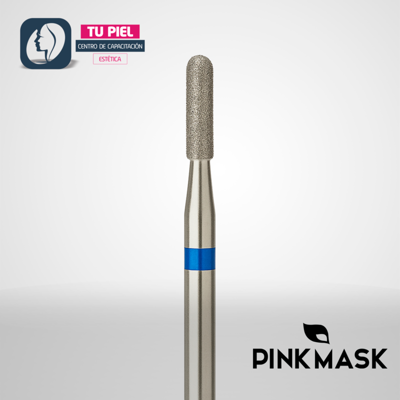 DIAMOND BIT ROUNDED CYLINDER BLUE | FRESA DIAMANTE CILINDRICA AZUL | FRESAS028 - Imagen 1