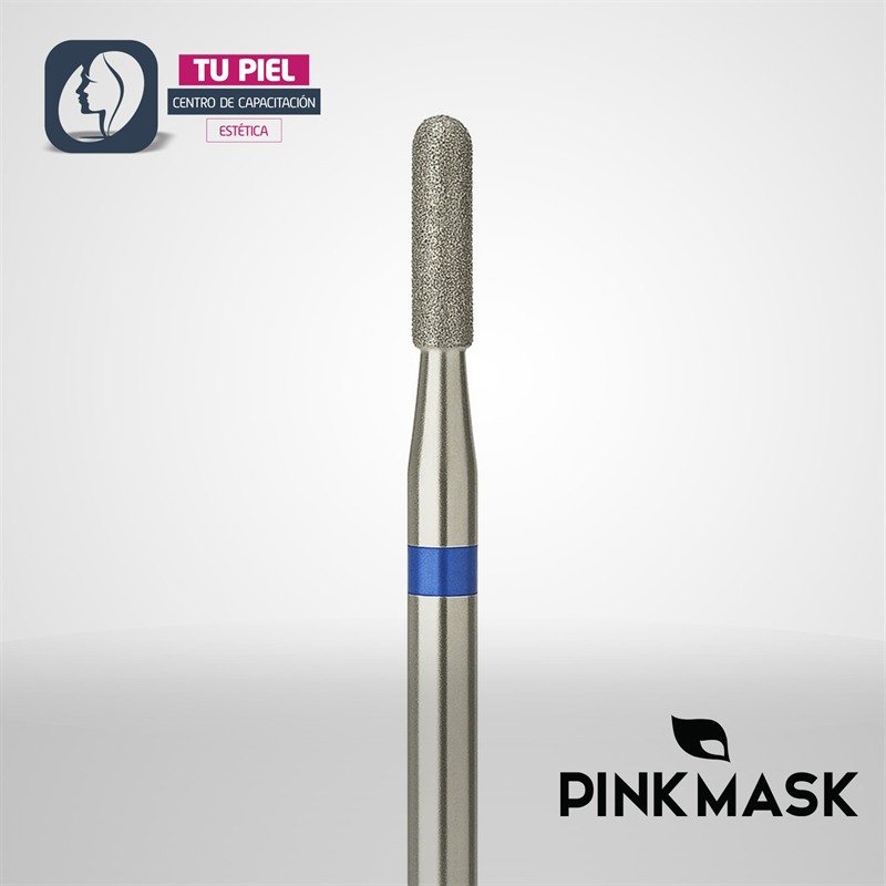 DIAMOND BIT ROUNDED CYLINDER 2.3 BLUE | FRESA DIAMANTE CILINDRICA REDONDEADA 2.3 AZUL | FRESAS028