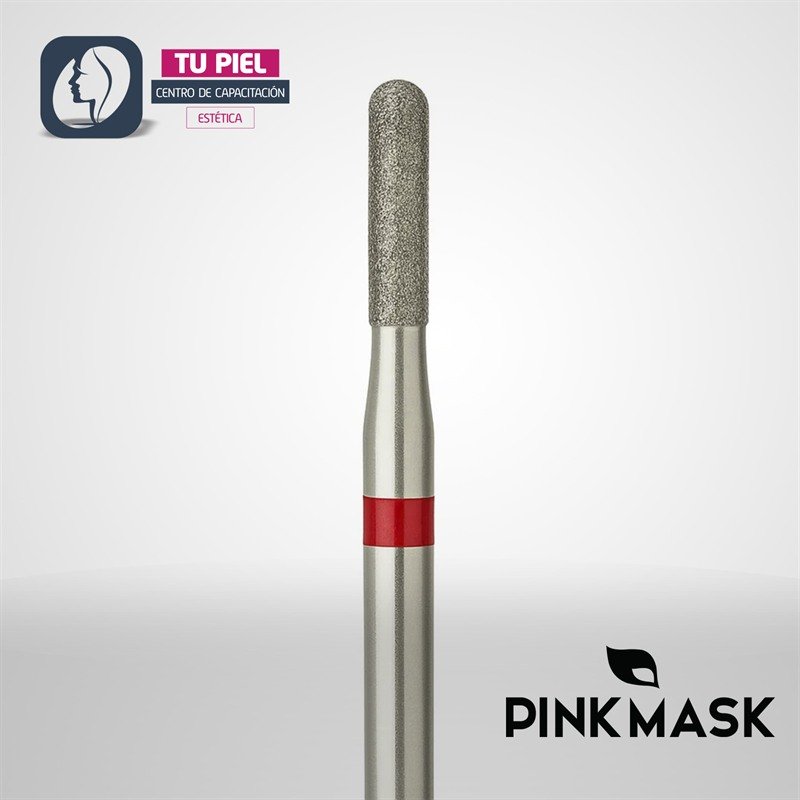 DIAMOND BIT ROUNDED CYLINDER 2.3 RED | FRESA DIAMANTE CILINDRICA REDONDEADA 2.3 ROJA | FRESAS026