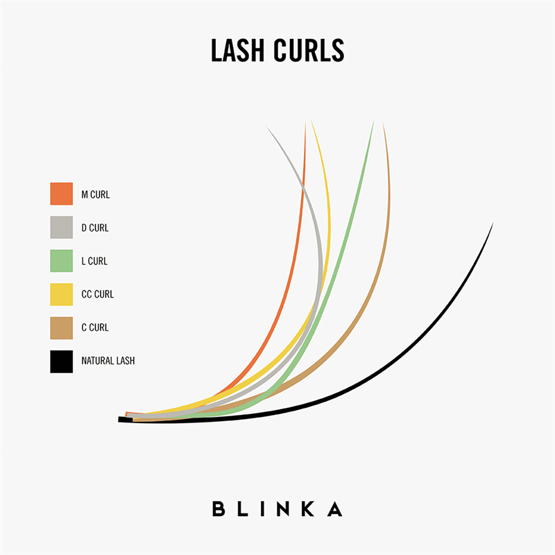 EYELASH EXTENSION | L CURL | 0,07 | MIX 7 a 14mm | L07M - Imagen 1