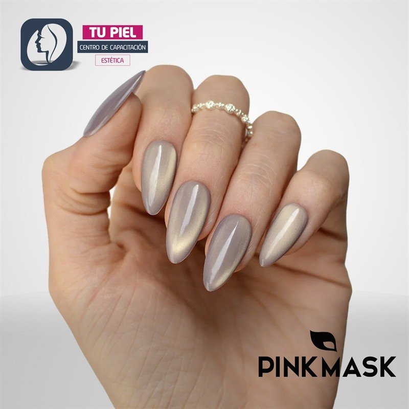 GEL COLOR | CRYSTAL MAUVE COL. CRYSTAL NUDE CAT EYE | 15ML | COD641 - Imagen 3