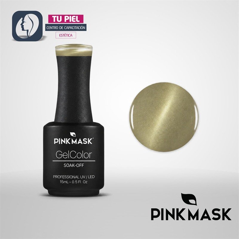 GEL COLOR | GOLDEN HALO COL. CRYSTAL NUDE CAT EYE | 15ML | COD640 - Imagen 1