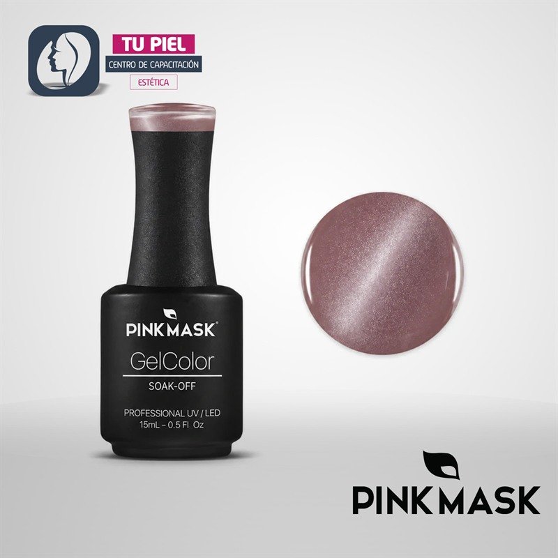 GEL COLOR | MISTY ROSE COL. CRYSTAL NUDE CAT EYE | 15ML | COD643 - Imagen 1