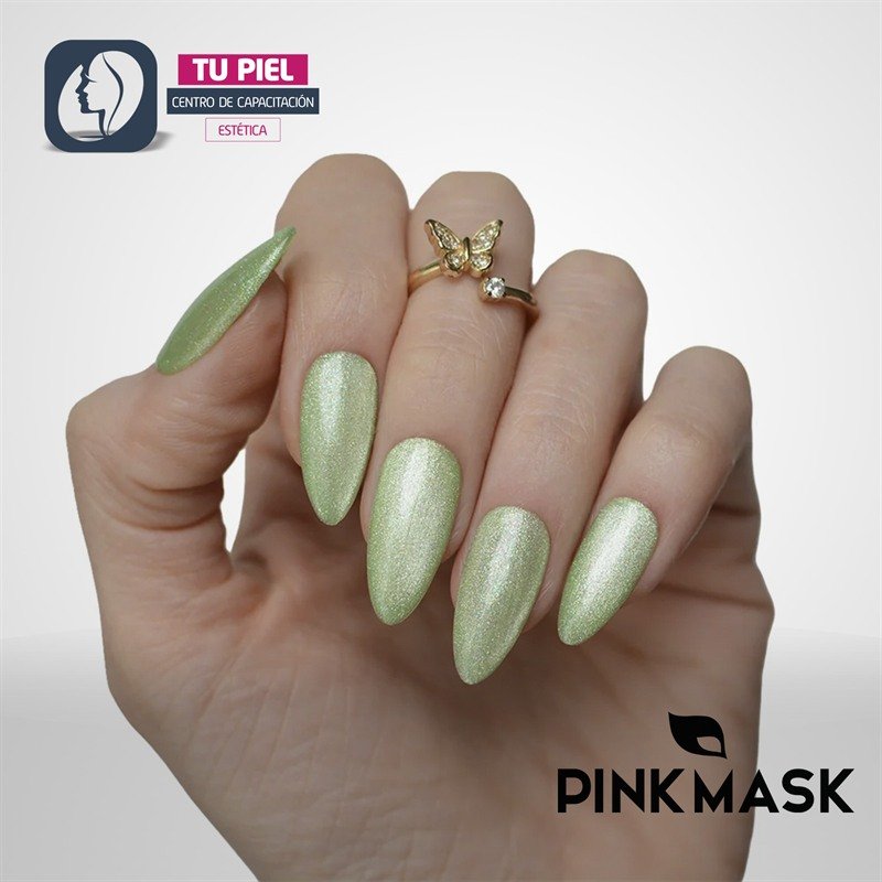 GEL COLOR | PISTACCHIO GLOW COL. PASTEL CAT EYE | 15ML | COD650 - Imagen 3