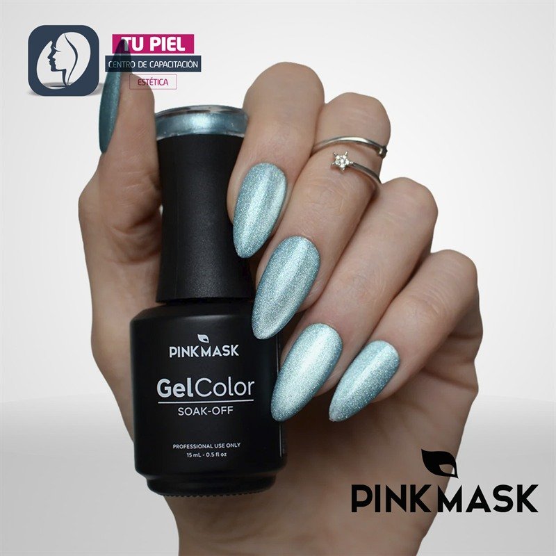 GEL COLOR | SEAFOAM GLEAM COL. PASTEL CAT EYE | 15ML | COD649 - Imagen 4
