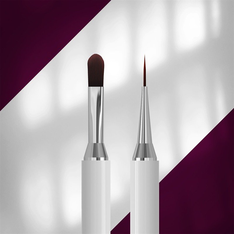 PINCEL DOBLE PUNTA EXCLUSIVE 06/11 | GEL 11MM + LINER 12MM | NBX0611 - Imagen 1