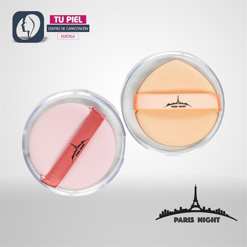 PUFF DE MAQUILLAJE CON ESTUCHE ACRÍLICO | Paris Night | 40811 - Imagen 1