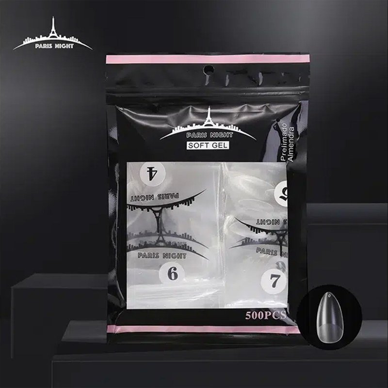 TIPS SOFT GEL PRELIMADO ALMENDRA x500 EN BOLSA - Imagen 2