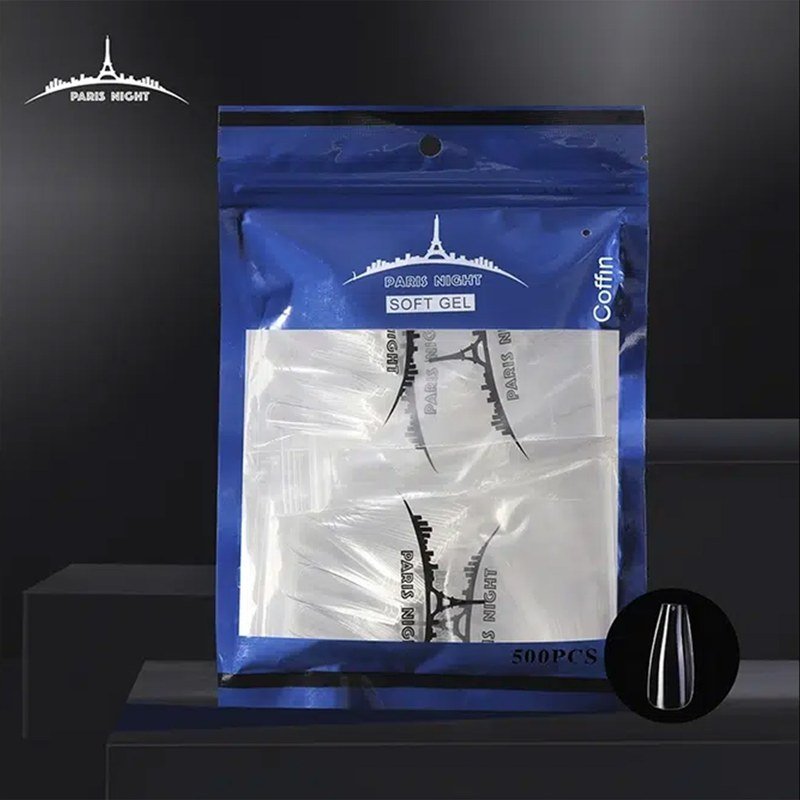 TIPS SOFT GEL COFFIN SURTIDO x500 EN BOLSA - Imagen 2