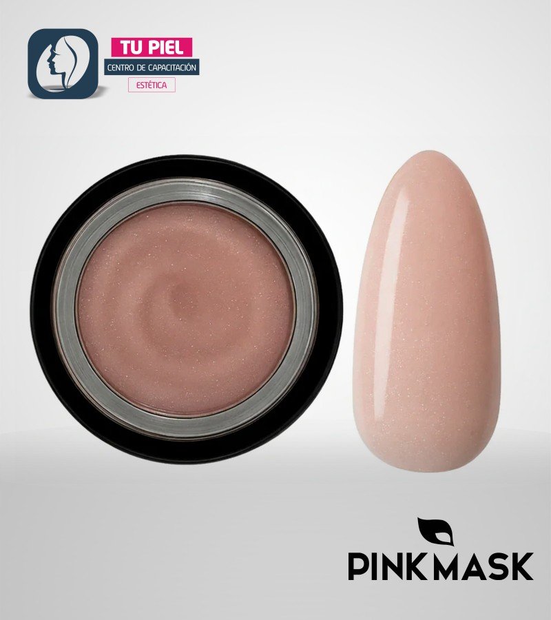 BUILDER GEL IN A POT | SHIMMER NUDE | COD525