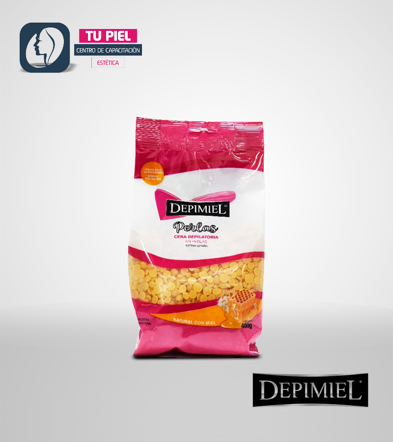 CERA DEPILATORIA EN PERLAS DEPIMIEL SISTEMA ESPAÑOL | MIEL 400g