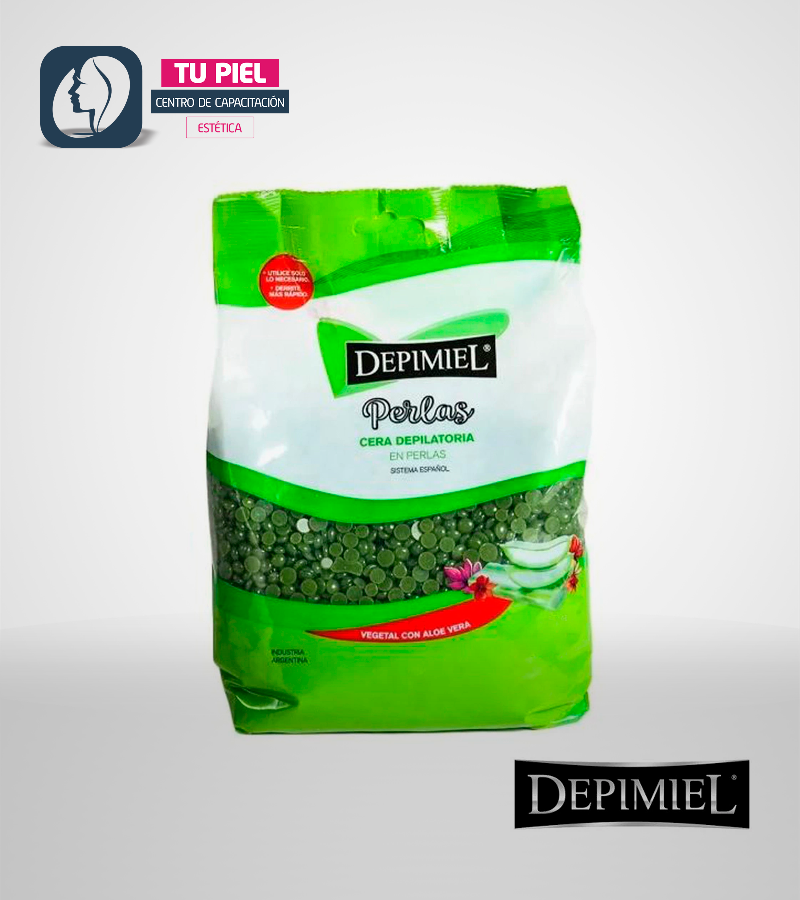 CERA DEPILATORIA EN PERLAS DEPIMIEL SISTEMA ESPAÑOL | VEGETAL 800g
