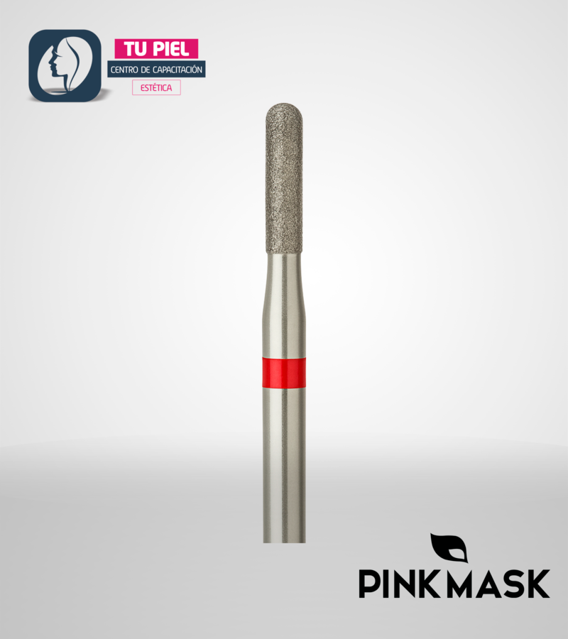 DIAMOND BIT ROUNDED CYLINDER RED | FRESA DIAMANTE CILINDRICA ROJA | FRESAS026