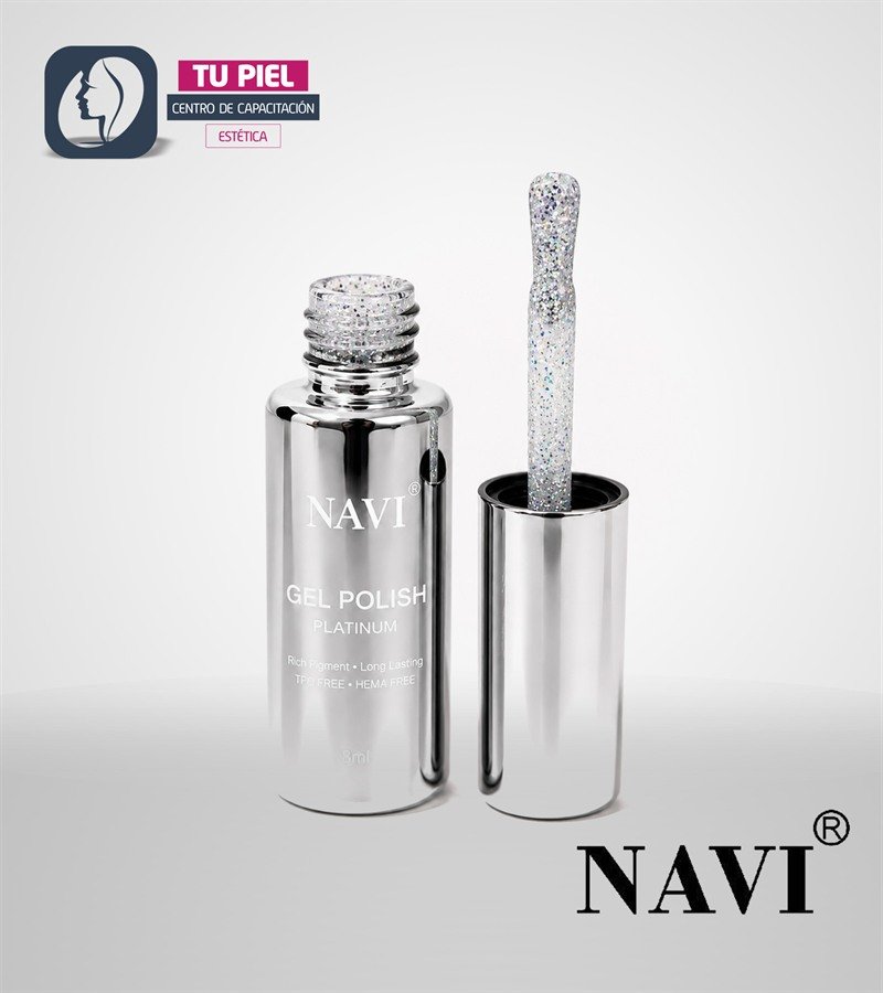 ESMALTE SEMI PERMANENTE | Navi Platinum 13 | 8 ml
