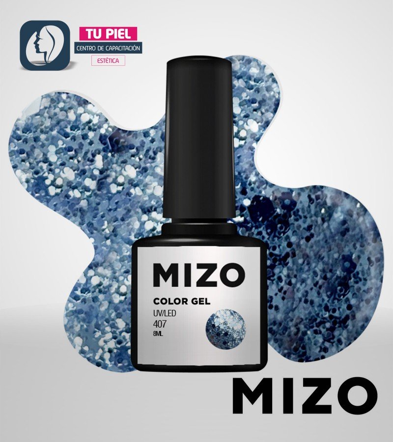 ESMALTE SEMIPERMANENTE x8 ml | TONO 407 | MIZO