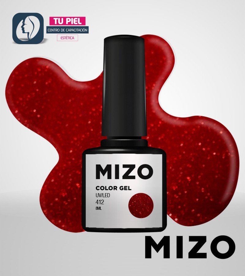 ESMALTE SEMIPERMANENTE x8 ml | TONO 412 | MIZO