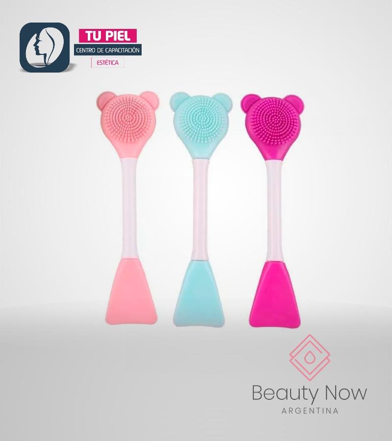 ESPATULA DE SILICONA CON CEPILLO