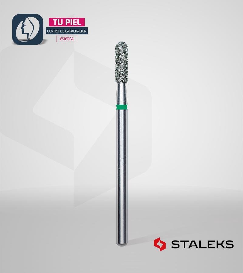 FRESA DIAMANTADA CILINDRO REDONDEADO GREEN 8MM