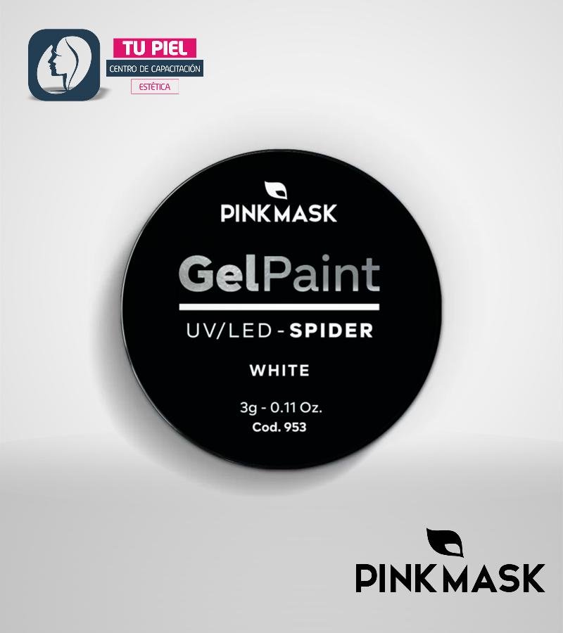 GEL PAINT SPIDER WHITE COD953