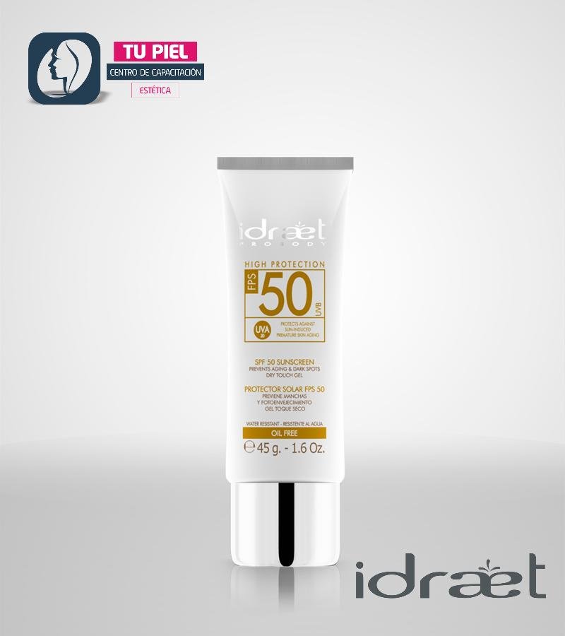 SPF 50 Gel Toque Seco | Facial | Protector solar x45g