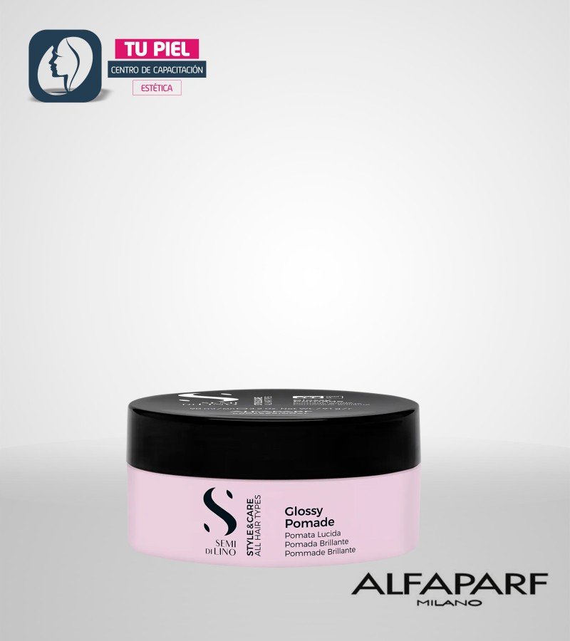 GLOSSY POMADE x100 ml | Pomada de fijación fuerte y acabado extra brillo