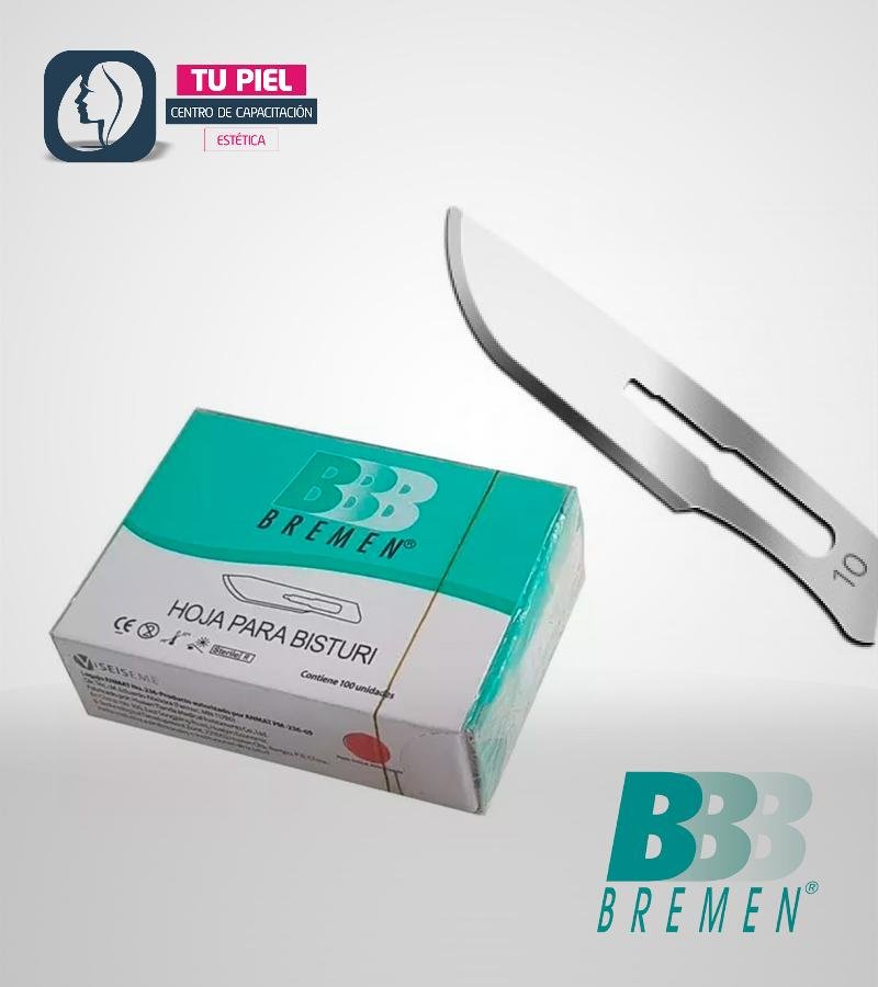 HOJAS DE BISTURI BREMEN x100u TAMAÑO 10