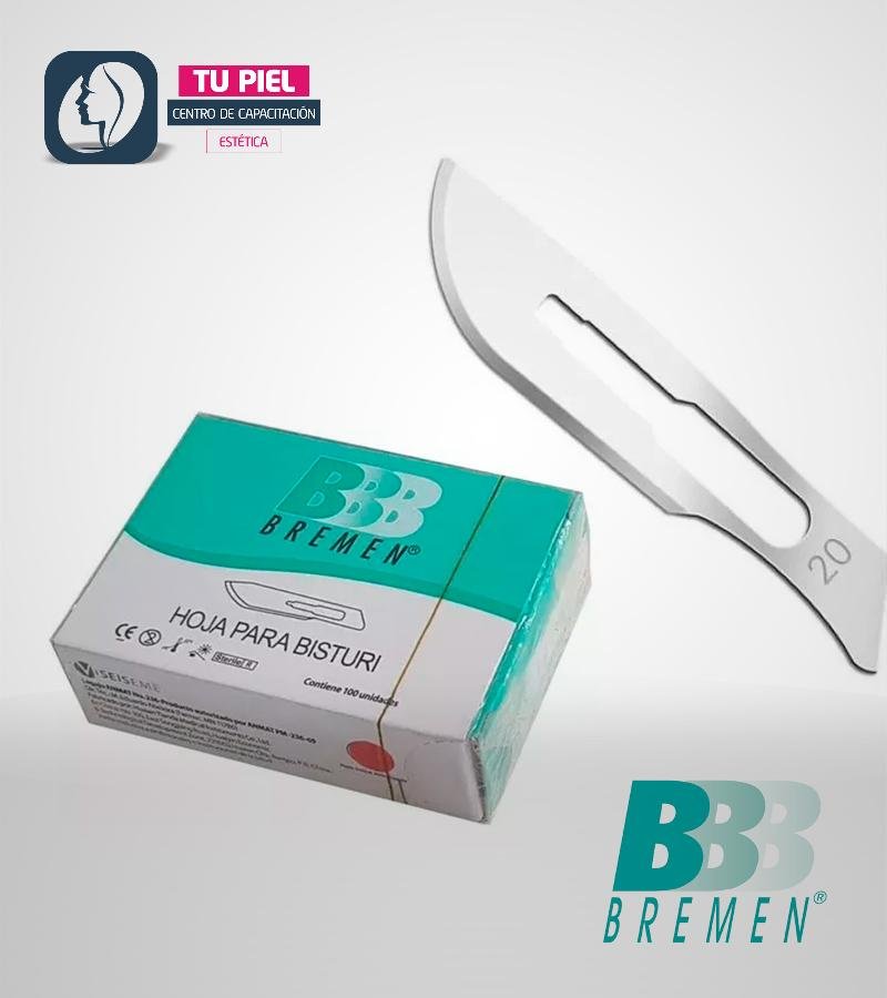 HOJAS DE BISTURI x100u TAMAÑO 20
