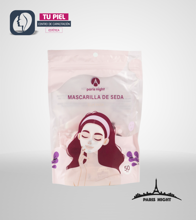 MASCARILLA DE SEDA | Paris Night | Pack x50 mascarillas faciales | 45050