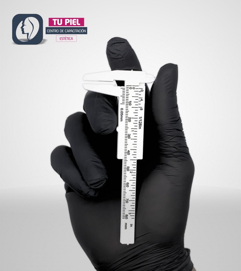 MINI CALIBRE | Medidor de precisión para cejas y diseño facial