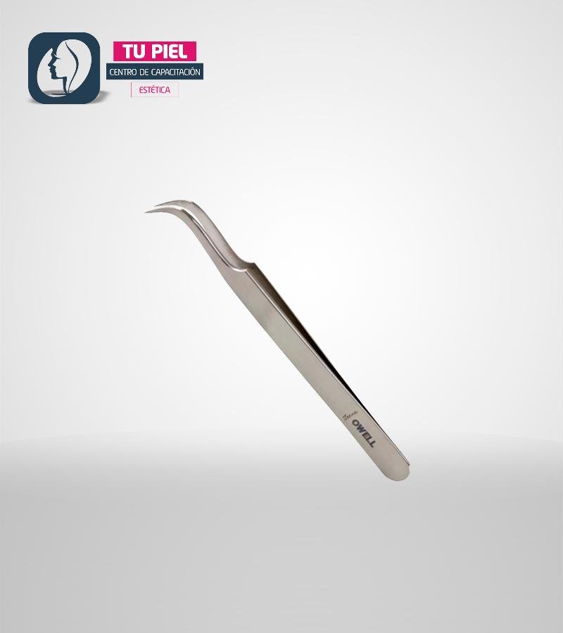 PINZA PUNTA CURVA PARA COLOCACIÓN DE PESTAÑAS