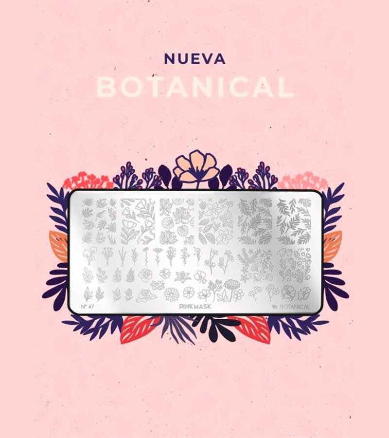 Placa de Stamping Botanical N47