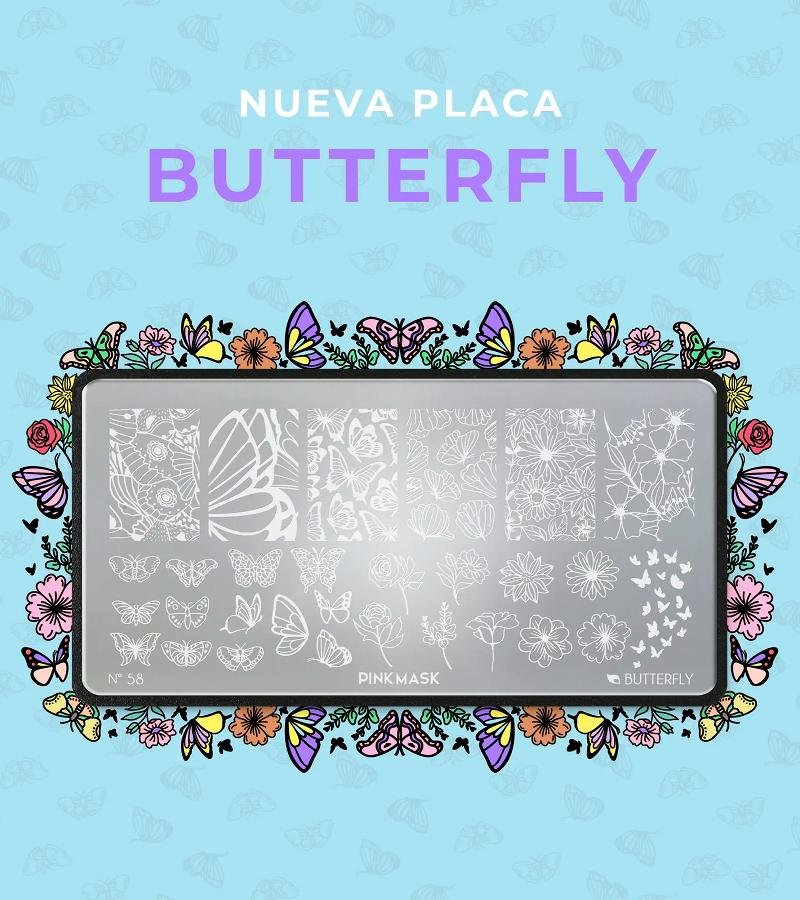 PLACA DE STAMPING BUTTERFLY N58