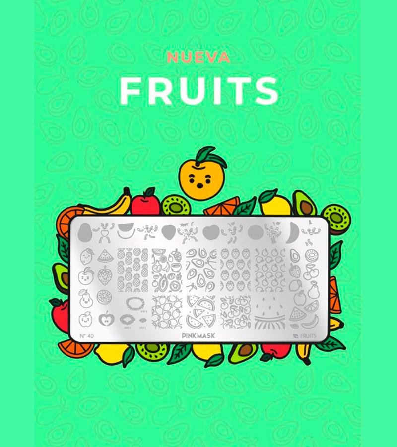 Placa de Stamping Fruits N40