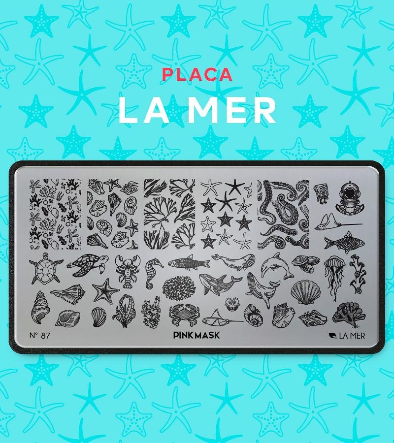 PLACA DE STAMPING LA MER N87