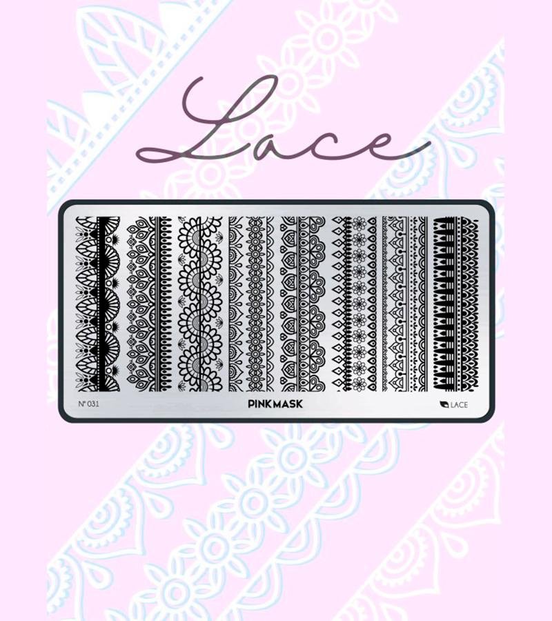 Placa de Stamping Lace N31