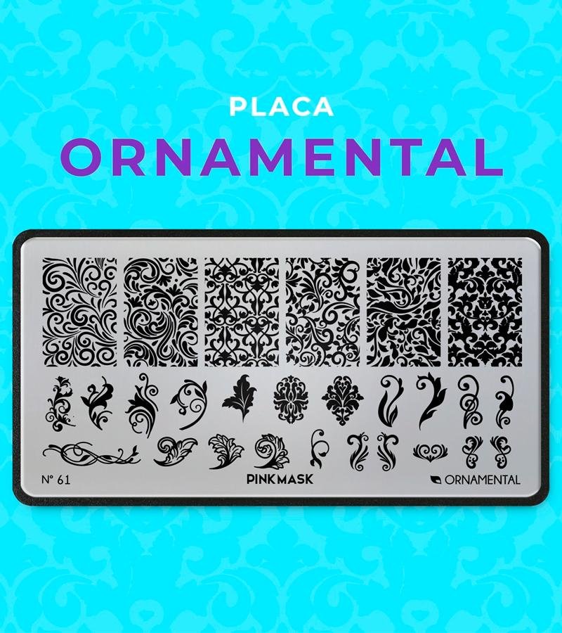 PLACA DE STAMPING ORNAMENTAL N61