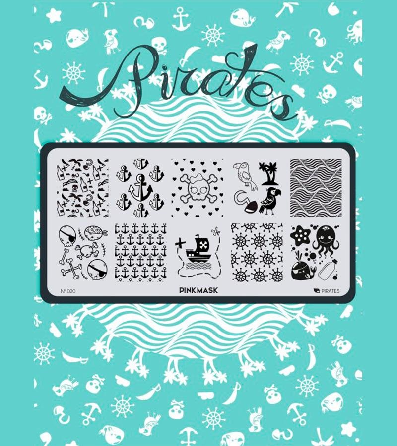 Placa de Stamping Pirates N20