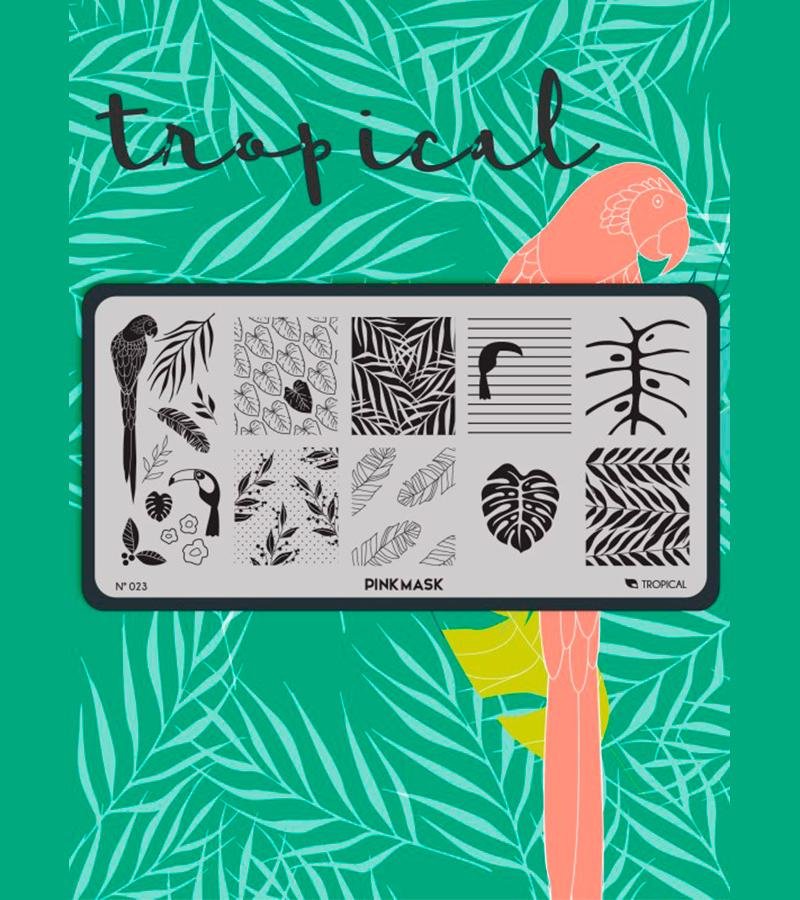 Placa de Stamping Tropical N23
