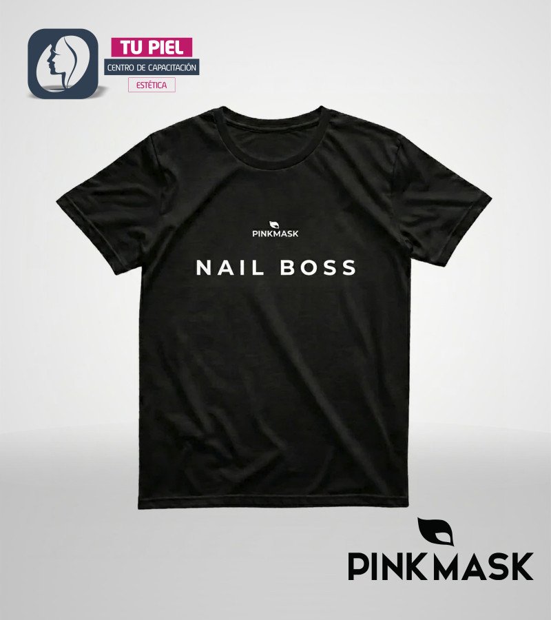 REMERA NAIL BOSS | OVERSIZE | PINK MASK